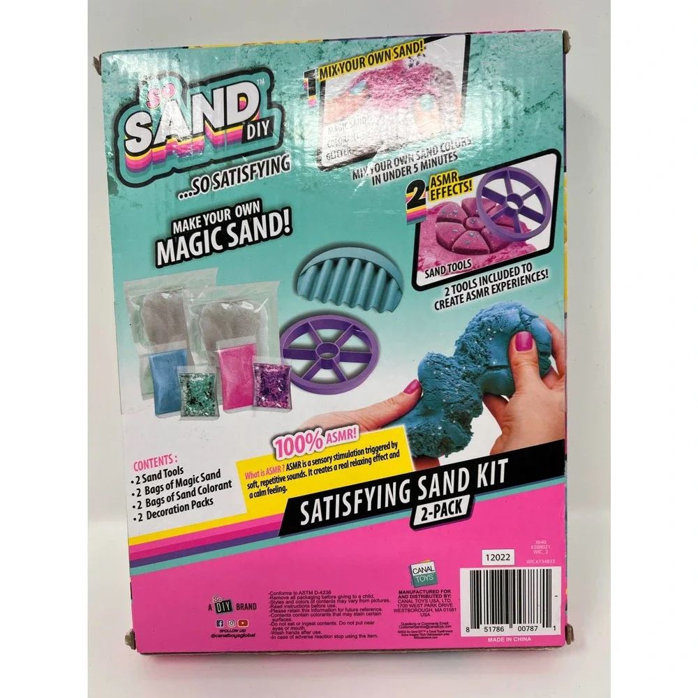 A‎ DIY Brand So Sand DIY Make Your Own Magic Sand! 2-Pack Age 6+